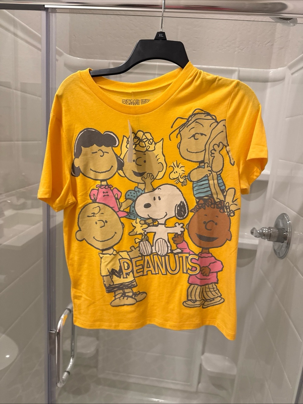 Peanuts Yellow womens Graphic Tee - Peanuts
